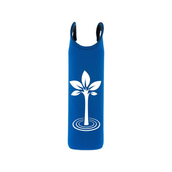 Blue neoprene sleeve for best bottle of water