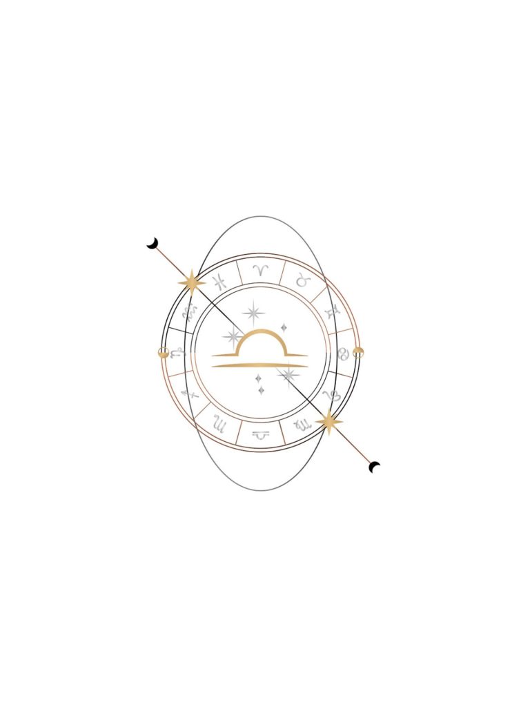 Libra design from horoscope collection