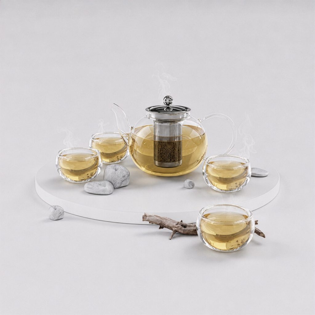 Tilia Set with tea